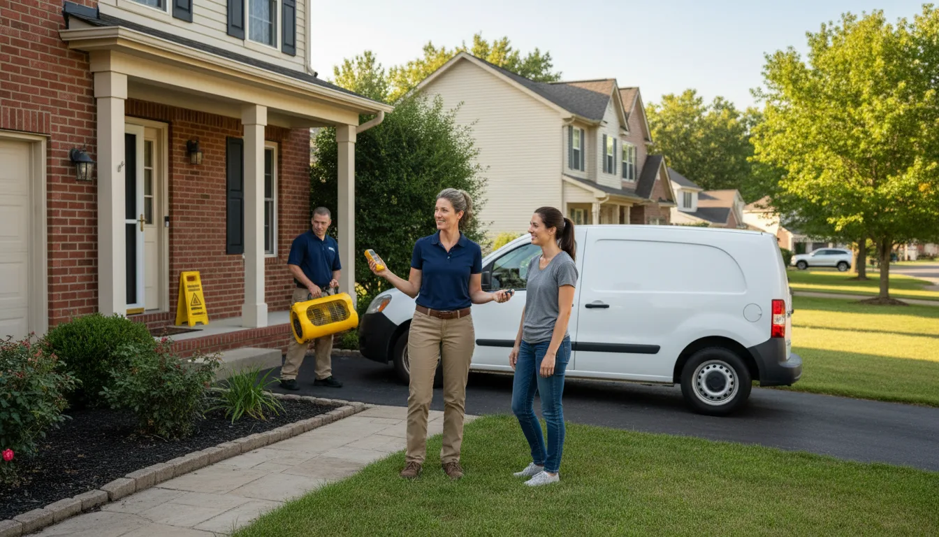 Water restoration image for Fire And Smoke Damage Restoration in Edgemoor, SC